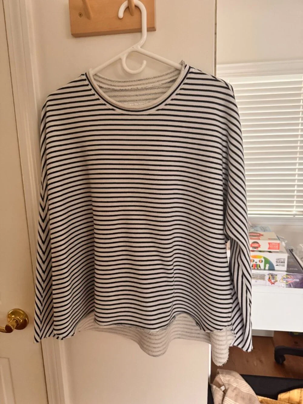 Frank & Eileen ANNA Navy French Stripe, Triple Fleece / S - Picture 5 of 6